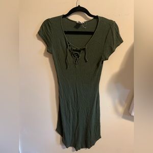 Dark Green Wet Seal Dress